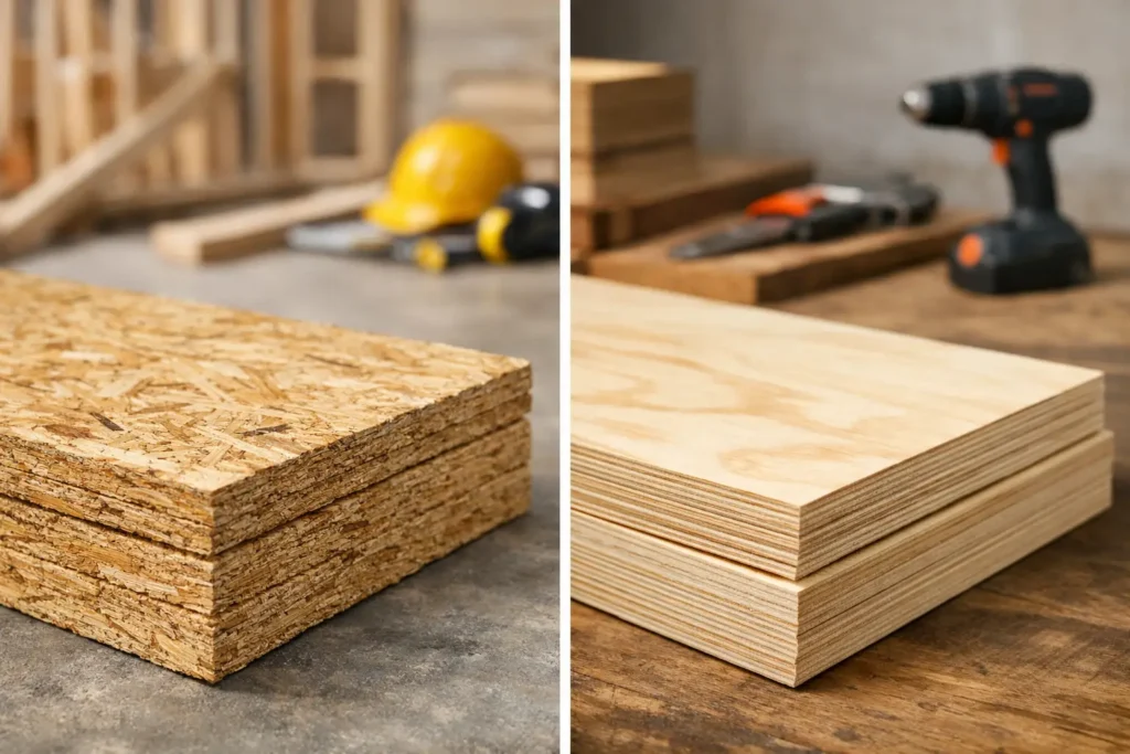 OSB ou compensado: qual chapa usar na obra?